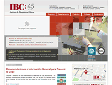 Tablet Screenshot of ibcrosario.com.ar